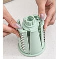 thumbnail image 5 of Rotary Ice Shaver Manual - Stainless Steel Blade, Quick Labor-Saving Handle, Safe Stable Suction Base, Home Using Snow Cone Maker Machine for All Ice Cubes, 5 of 7