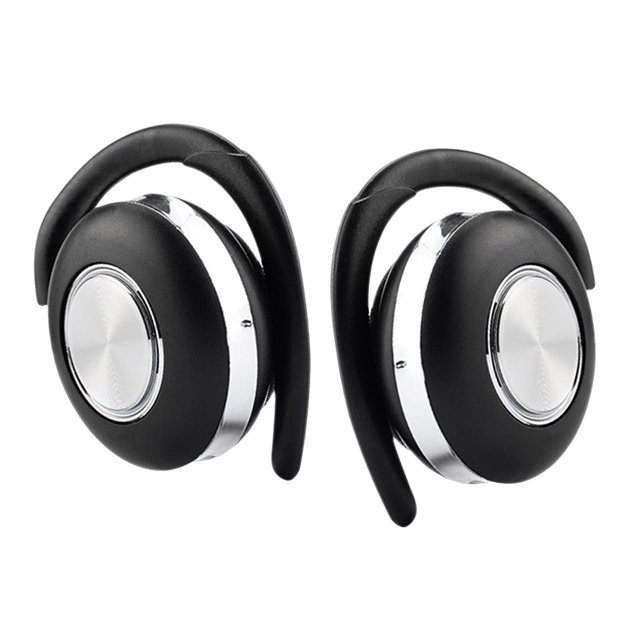 Tholdsy Earbuds Waterproof 5.0 V5 Earphones Wireless Running for Outdoor Sports Cables de audio/vídeo Plata