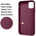 thumbnail image 3 of IBAOLEA Compatible with iPhone 12 Pro Max Phone Case 6.7 inch with Ring Kickstand | Super Soft Microfiber Lining | Anti-Scratch Full-Body Shockproof Protective Case for iPhone 12 Pro Max - WineRed, 3 of 7