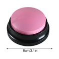 thumbnail image 3 of Pet Speech Training Buzzers - Recordable Talking Button, 30 Seconds Voice Recording Buttonorange, 3 of 5