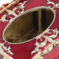 thumbnail image 1 of Rose Tissue Box Holder Gold Flower Elegant Style Vivid Colors Acrylic Tissue Box Cover for Tissue Napkin Paper, 1 of 3