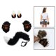 thumbnail image 3 of Juego de guantes y de clip sintética, accesorio de disfraces de Nad de Halloween, accesorios , accesorios de juego de rol para mujeres Sunnimix Juguetes de disfraces de fiesta, 3 of 8
