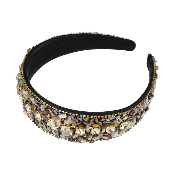 Diadema con diamantes de imitación brillantes para mujer