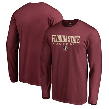 Florida State Seminoles Fanatics Branded True Sport Football Long Sleeve T-Shirt - Garnet