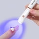 thumbnail image 1 of Xihbxyly Venta de liquidación Lámpara portátil para uñas, minimpara para uñas de gel, lámpara de mano de 3 W para uñas de gel, lámpara LED para uñas, secador de uñas, luz de gel para uñas, linterna U, 1 of 7