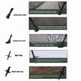 thumbnail image 6 of FamilyQl ultra lightweight telescopic folding hiking stick, multifunctional outdoor off-road hiking, lightweight and durable (2-piece set), 6 of 7