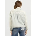 thumbnail image 6 of Jessica Simpson Women's Swing Denim Jacket with Back Pleat, Sizes XS-XL, 6 of 6