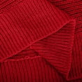 thumbnail image 6 of Virmaxy Sweaters For Women Boat Neck 3/4 Sleeve Classy Knitted Sweater Solid Color Pullover Loose Fit Cable Jumper Casual Fall Winter Outfits Sweaters Tops Red M, 6 of 6
