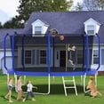 thumbnail image 3 of 12FT Trampoline, Trampoline Outdoor with Basketball Hoop and Enclosure Net, Reinforced Type Back Yard Heavy Duty Recreational Tranpolines for Kids and Adults, 3 of 7