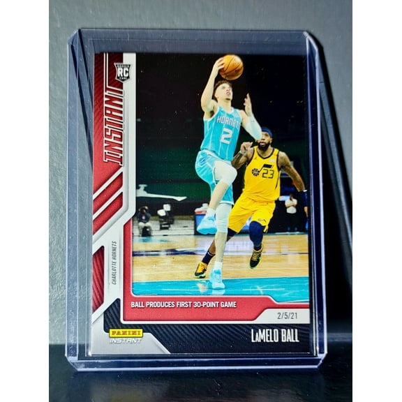 Lamelo Ball 2020-21 Panini NBA Instant #66 Rookie Basketball Card 1 of 1533