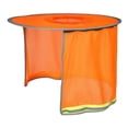 thumbnail image 4 of Visera para casco de seguridad a prueba de sol con bandas reflectantes para el cuello para hombre y mujer Naranja, 4 of 9