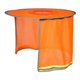 thumbnail image 4 of Parasol de malla con ala completa para casco de seguridad, para hombre y mujer, para jardinería Naranja, 4 of 9