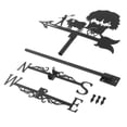 thumbnail image 2 of Weather Vane Farm Scene Roof Mount for Backyard Garden Cattle Grass Figure, 2 of 9