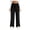 Black, variant on zaveiop Womens Ribbed Wide Leg Lounge Pants with Pockets Casual Relaxed Comfy Loose Soft Knit Pajama Pants with Drawstring (Brown, S)