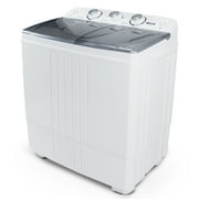 Della Compact Portable Washing Machine Top Load Washer Wash 11lbs Capacity with Spin and Dryer