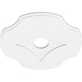 thumbnail image 2 of 22"OD x 4"ID x 7 1/2"C x 1"P Percival Architectural Grade PVC Contemporary Ceiling Medallion, 2 of 11