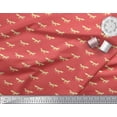 thumbnail image 2 of Soimoi Cotton Cambric Fabric Fox Animal Print Sewing Fabric Yard 42 Inch Wide, 2 of 3