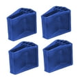 thumbnail image 3 of jinwen 4x Ladder Non Slip Feet Covers Replacement Enhanced Stability Ladder Leg Pad Blue, 3 of 9