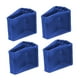 thumbnail image 3 of 4 piezas de cubiertas antideslizantes para pies de escalera, tapas para patas de escalera que reemplazan, la goma protege su Azul, 3 of 9