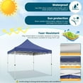 thumbnail image 2 of SANOPY 10 x 10 ft Pop-up Canopy Tent, Outdoor Straight Legs Instant Canopy - Deep Blue, 2 of 7