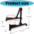 thumbnail image 3 of Adjustable Acoustics Guitar Stand Folding Musical Instrument Stand for Guitar, Violins and Ukuleles Easy to Carry, 3 of 8