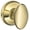Bright Brass, variant on Schlage F10 SIE 609 16-080 10-027 Siena Hall and Closet Knob, Antique Brass