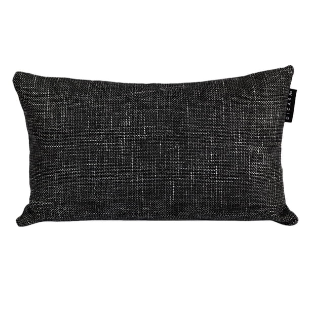 Cojin Riñonera Decorativa Rectangular Fash Negro