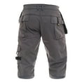 thumbnail image 3 of Skylinewears Men’s Holster Utility Cordura Reinforced Cargo Pockets 13.5” Inseam Durable Cotton Work Shorts Grey 40, 3 of 4
