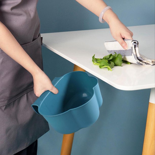 Cesta de almacenamiento colgante Organizador Cubo de basura Estante Herramienta de cocina para el hogar Wdftyju Libre de BPA