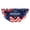 D - One Size, variant on USA 250th Anniversary Half Moon Banner 35.4"×17.7" Patriotic Polyester Pennant 1776-2026 Commemorative Flag for Indoor Outdoor Decor