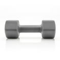 thumbnail image 2 of CAP, 15lb Neoprene Dumbbell, Cool Gray, Single, 2 of 4