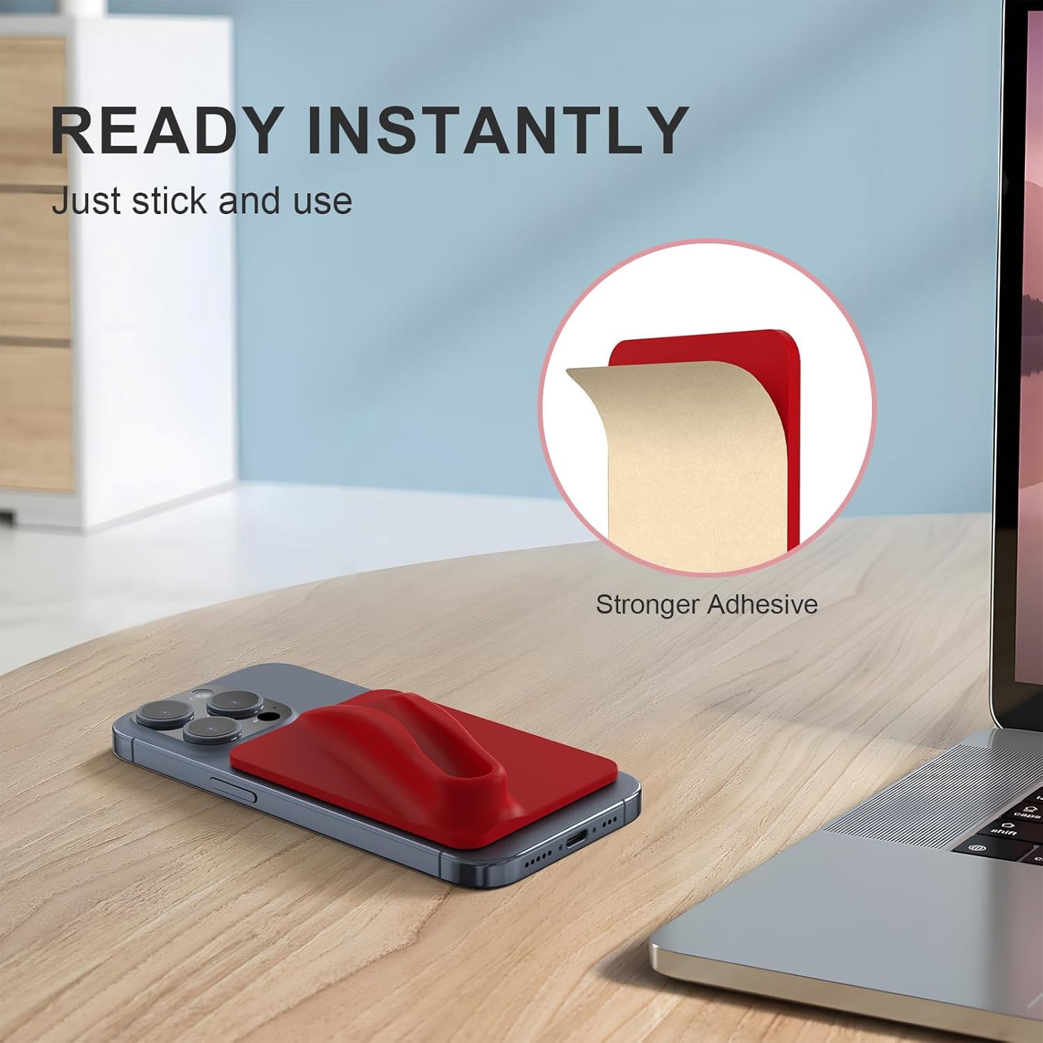 Universal Lip Gloss Holder Cover - Red