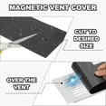 thumbnail image 5 of Uxcell Magnetic Vent Covers, Floor Wall Air Registers Cover Magnet Vent Blocker for Home RV HVAC Fireplace Furnace Black 11.9 " x 5.5 ", 5 of 7