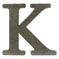 thumbnail image 2 of Urban Trends Collection: Metal Alphabet Decor, Tarnished Finish, Brown, 2 of 2
