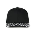 thumbnail image 2 of Outdoor Cap VROOM-01 Checkered Flame Solid Back Cap-Black, 2 of 8