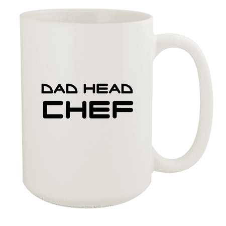 

Dad Head Chef - 15oz Ceramic White Coffee Mug