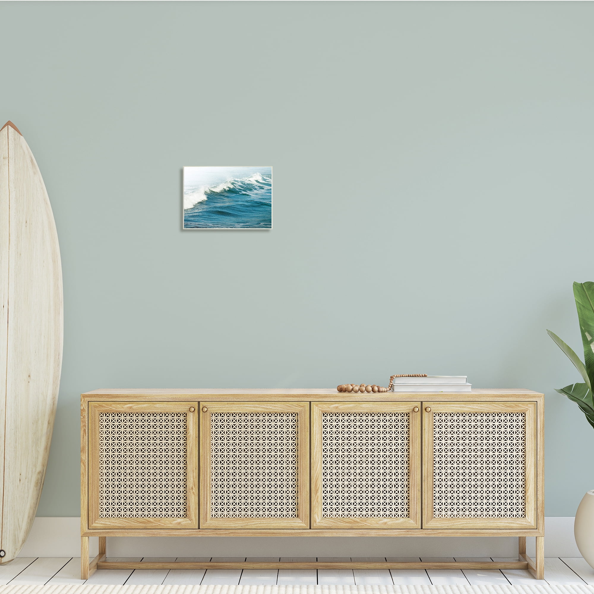 Stupell Indtries Small Wave White Caps Water Motion Ocean Study,15 x 10,Design by Ian Winstanley