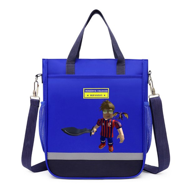 Bolso de mano periférico de Anime ROBLOX para niños, bolsa de mano ligera, bolsa de mano para llevar libros, bolsa de mensajero para niños, bolsa escolar adicional, nueva moda