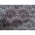 thumbnail image 4 of oneOone Cotton Poplin Dark Navy Blue Fabric Semi Mandala Floral Fabric For Sewing Printed Craft Fabric By The Yard 42 Inch Wide, 4 of 4