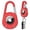 Red, variant on YUNOVA IPX8 Waterproof AirTag Holder Keychain, Heavy Duty Hard PC Case with Carabiner & Secure Lock, Dual Mode Compatible with Apple AirTag 1st & 2nd Gen for Keys Luggage Backpack