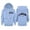 R122/Sky Blue, variant on Vividxx Hoodies For Girls Long Sleeve Letter Print Hooded Sweatshirts Kids Soft Zip Up Hoodie With Pocket Fashion Clothing 11-12 Years