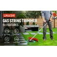 thumbnail image 6 of Floseru 5 in 1 Gas Weed Wacker – 52CC 2-Cycle Weed Eater/Pole Saw/Hedge Trimmer, for Lawn Care & Gardening, 6 of 10