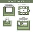 thumbnail image 5 of KUETH 8X10 Area Rugs Machine Washable Rugs for Living Room, Non Slip Throw Rug with Rubber Backing, Rug for Entryway、Bedroom、Kitchen、Floor and Dining Room, 5 of 7