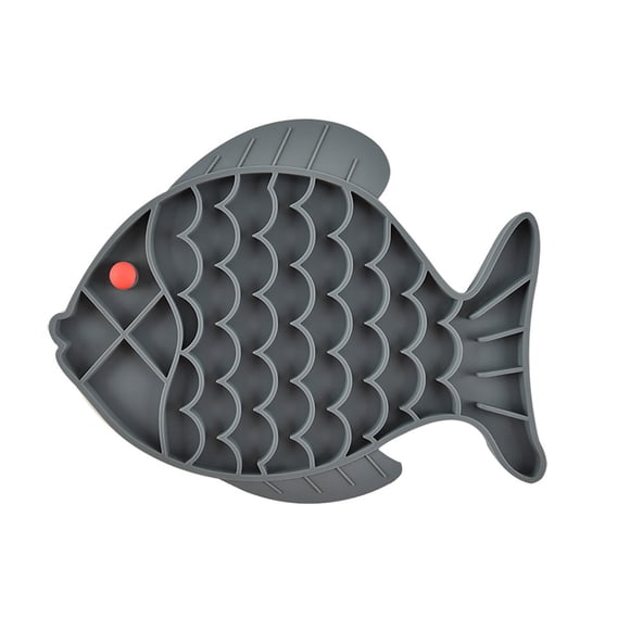 LSLJS Tapis pour Nourriture pour Chien, Tapis Bol en Silicone pour Chien Chat, Distributeur de Nourriture pour Animal de Compagnie de Forme Spéciale Mode Antidérapant Bol d'Alimentation pour Animal de Compagnie
