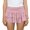 01 Pink, variant on Fewfanhot Women's Skirts Flared Flowy Skir Tiered Layered Skirts Ruffle Hem with Shorts Underneath Party