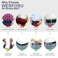 thumbnail image 4 of No Buckle Stretch Belt For Women Men Elastic Waist Belt for Jeans Pants, 4 of 6