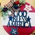 thumbnail image 6 of ReTeiv 4th of July Home Decorations American Independence Day Doorplate Home Decor, Wooden Handicrafts, Doorplate Decoration, 6 of 6