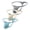 Muti03/3pack, variant on Men's Ice Silk Thongs Underwear Tagless Lingerie Bikini Underwear Low-Rise Backless T-Back Multi02/5pack M