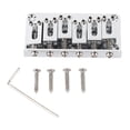 thumbnail image 2 of 6 String Guitar Bridge Zinc Alloy Fixed Tailpiece Bridge Electric Guitar Saddle Bridge Electric Guitar Replacement Part, 2 of 8