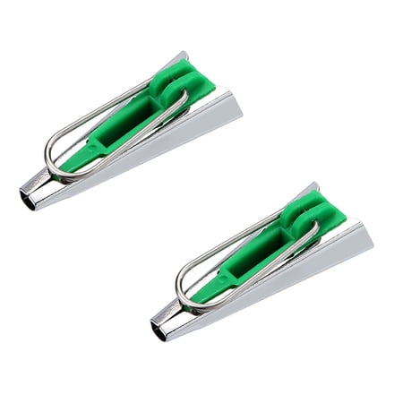 XaTanion Fixing Clip Bias Tape Makers Kit Of 5 Sizes 1/4 3/8 1/2 3/4 1 DIY Quilting Tools Kit For Fabric Sewing And Quilting(Green) 2PCS